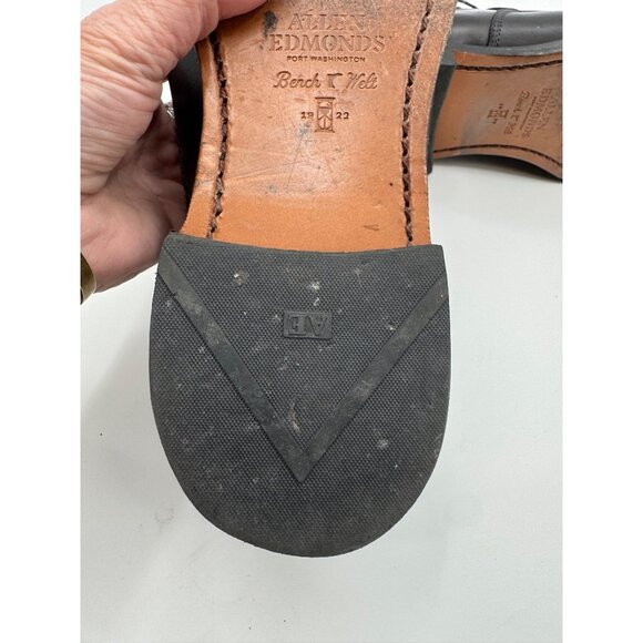 Allen Edmonds Mens Park Avenue Black Leather Lace-Up Oxfords Size 10.5 D - Picture 12 of 13